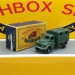 Matchbox. Moko / Regular Wheels. Army Wireless Truck + Eredeti Doboz. fotó