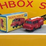 Matchbox. Moko / Regular Wheels. Landrover Fire Truck + Eredet Doboz. fotó