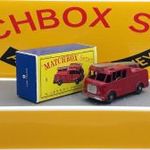 Matchbox. Moko / Regular Wheels. Fire Truck + Jó Minőségű Repro Box. fotó