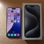 Apple iPhone 15 Pro Max 256GB Dual Újszerű Blue Garis ! fotó