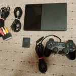 Playstation 2 slim, PS 2 slim, FreeMcBoot, szuper állapotban, eredeti tartozékokkal fotó