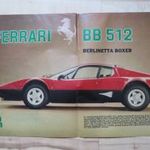 Poszter: Ferrari BB 512 (Autó-motorból) fotó