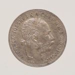 1890 KB Ferenc József ezüst 1 Forint ( Fiume c. ) -DL36 fotó