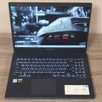 Asus VivoBook X571GT i5-9300H 16GB DDR4 GTX1650 AX WiFi Windows 11 Pro gamer laptop fotó