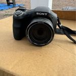 Sony DSC-H300 35x optikai zoom fekete digitális fényképezőgép fotó