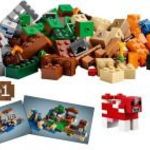 Lego Minecraft 21116 Crafting Box - kézműves doboz. Legó építőjáték készlet leírással, 2014-ből. fotó