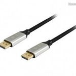 EQuip DisplayPort to DisplayPort 1.4 8K/60Hz Premium cable 10m Black 119266 fotó