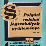 POLGÁRI VÉDELMI JOGSZABÁLYOK GYŰJTEMÉNYE - DR. SZALAI LÁSZLÓ, PVOP, 1980 fotó