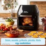 Power AirFryer Multi-Function Deluxe forrólevegős fritőz, a forgógrill és aszalógép egyben fotó