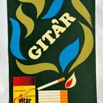 Gitár cigaretta reklámplakát fotó