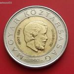 2002 - KOSSUTH FEJES 100 Forint RITKA ! aUNC réznikkel fotó