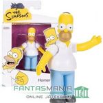 6cm-es The Simpsons / Simson Család figura - Homer Simson figura gördeszkával és mozgatható végtagok fotó