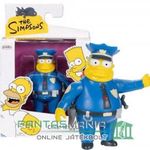 6cm-es The Simpsons / Simson Család figura - Chief Wiggum rend?r figura gördeszkával és mozgatható v fotó