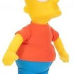 23cm-es Simpsons / Simpson Család figura - Bart Simpson plüss figura - új, címkés Simson plüss baba fotó