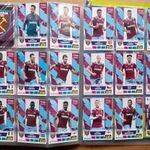 27 West Ham United focis kártya Premier League 2023 teljes alapsor extrákkal Limited World Class fotó