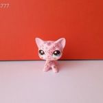 Eredeti Hasbro LPS Littlest Pet Shop Deco Pets pink cica kisállat ! 13x11cm fotó