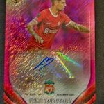 TOPPS CHROME DOMINIK SZOBOSZLAI PINK /250 ALÁÍRT KÁRTYA fotó