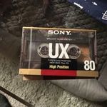 Sony UX 80 Ultra ritka Prémium chrom audio kazetta magnókazetta új bontatlan fotó