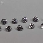 0, 05 ct F, VS 2, 4 mm briliáns gyémánt (2714) fotó