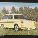 Trabant 600 kombi autós képeslap fotó