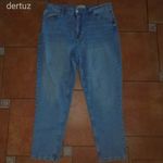 46-os, DenimCo., sztreccs, egyenes, kényelmes, moletti farmer fotó