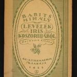 Babits M: Levevel Iris koszorujából 1922 fotó