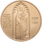 Magyarország, 2000 forint 2021 - Árpád-házi Szent Erzsébet UNC fotó