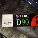 TDK D 90 normál audio kazetta magnókazetta új bontatlan Dupla csomagban fotó