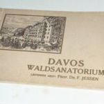 DAVOS WALDSANATORIUM. Német nyelven. 82 oldal. 24 képpel. Régi kiadás. fotó