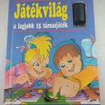 Játékvilág. A legjobb 15 társasjáték. (1991) Játék kellékekkel, mellékletekkel. fotó