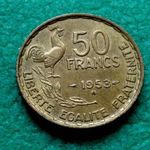 50 FRANK 1953 B FRANCIA FÉMPÉNZ fotó