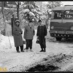 Ikarus 55 távolsági busz, jármű, közlekedés, 1960-as évek, Eredeti fotó, papírkép. fotó