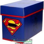 Képregény tároló doboz - Superman - Comics Short Box / Storage Box 40x21x30 cm - DC Comics fotó