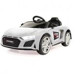 Jamara Audi R8 Spyder Zenélő Gyerek Elektromos sportautó LED fénnyel - Fehér (461805) fotó