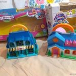 Polly Pocket jellegű Tiny House 2 db hordozható újszerű dobozában játszatlan fotó