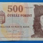 2010-es 500 Forint ED ropogós UV aktivitású bankó II. Rákóczi Ferenc portréjával !!!! VF (L0776) fotó