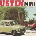 Austin Mini Mk. II. De-Luxe Saloon. Gépjármű katalógus. Francia nyelvű. fotó