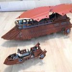 Lego Star Wars Jabba Sail Barge MOC Részletesebb mint a 75397 fotó