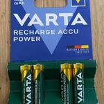 Varta NIMH AAA 800mAh újratölthető elem 4 darab egyben 1Ft-ról fotó