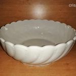 MZ porcelán csehszlovák gyöngyös tál, komatál, kínáló, asztalközép - 30, 5 cm (6p) fotó