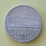 10. Lipcsei Szerszámgép Vásár 1927 emlékérem, token 24082503 fotó