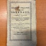 1834 Deák-magyar 's Magyar-Deák teljes szókönyv - nagyon RITKA mutatvány a készülő műhöz fotó