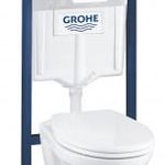 Grohe Solido Compact Alpin fehér 4-az-1-ben szett WC-kerámiával - Gr.39116000 fotó