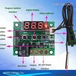 Csibekeltető elektronikus termosztát 12V-os fotó