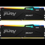 64GB 6000MHz DDR5 RAM Kingston Fury Beast RGB CL36 (2x32GB) (KF560C36BBEAK2-64) (KF560C36BBEAK2-64) fotó