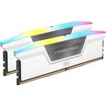 Corsair 32GB DDR5 6000MHz Kit(2x16GB) Vengeance RGB AMD Expo White CMH32GX5M2E6000Z36W Alkatrész ... fotó