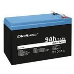 Qoltec LiFePO4 akkumulátor | 12V | 9Ah | 1 kg | 115.2Wh | BMS fotó