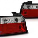 LED BAR Hátsó lámpák BMW 3-as sorozat E36 szedánhoz (12.1990-08.1999) Piros Fehér fotó