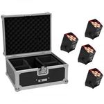 EUROLITE Set 4x AKKU UP-7 QCL Spot QuickDMX + Case fotó