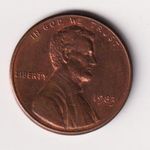 USA réz-cink 1 Cent 1983 fotó